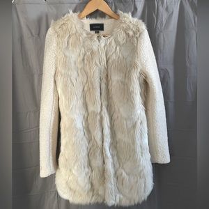 Faux fur coat